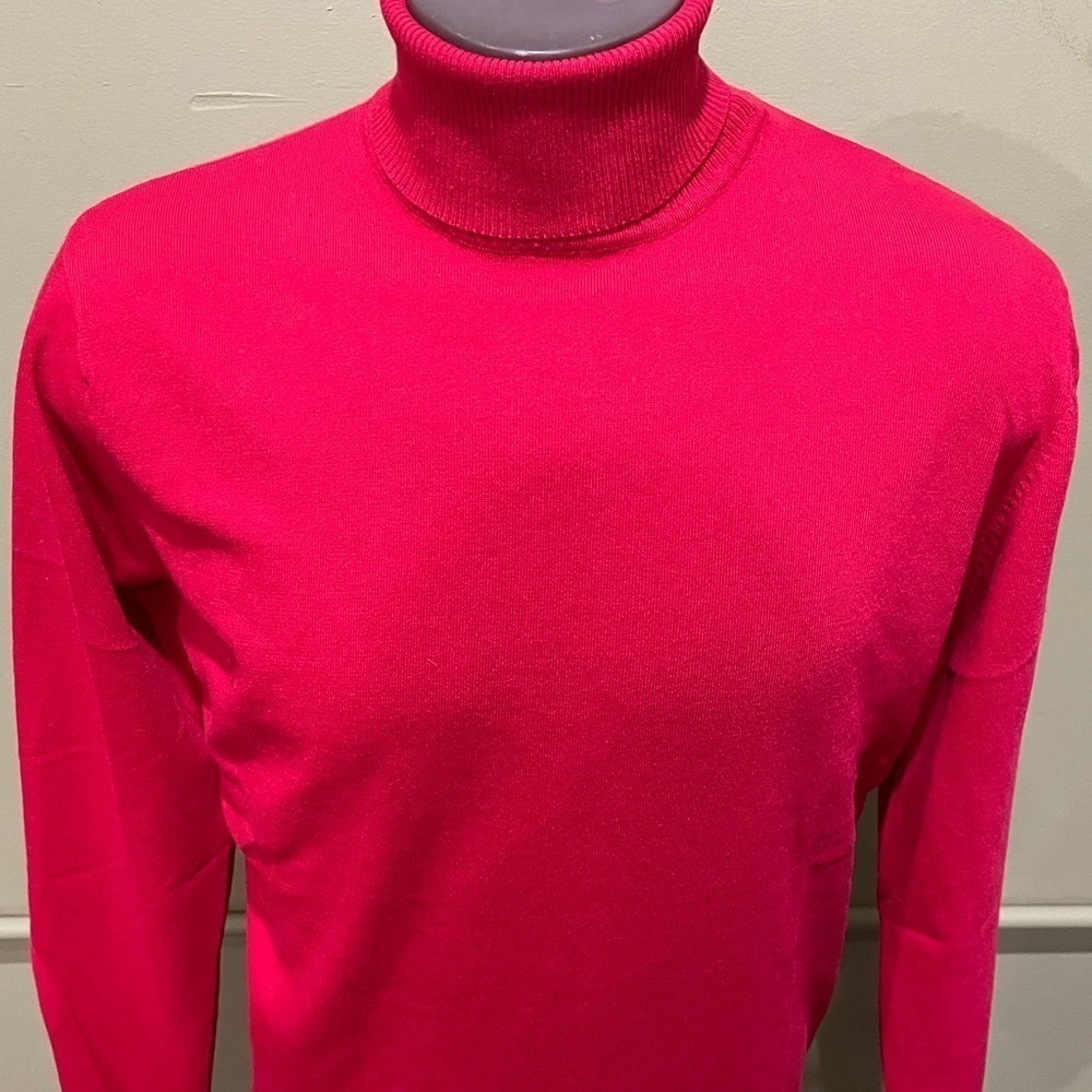 Bagazio turtleneck sweater red regular fit - Picture 4 of 4
